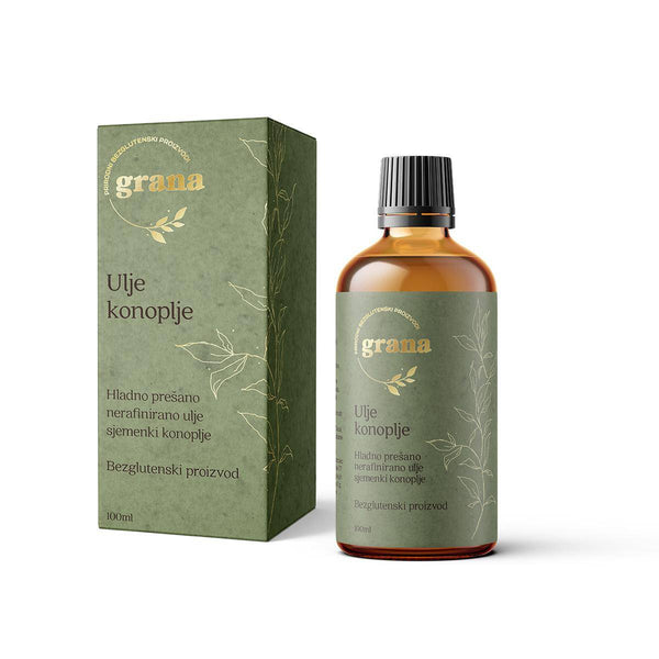 Konopljino ulje hladno prešano EKO 100 ml