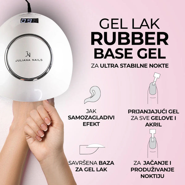 Gel lak – Rubber Base Gel – Clear
