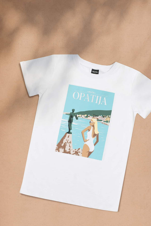 Ženski T-shirt RAZGLEDNICA OPATIJA