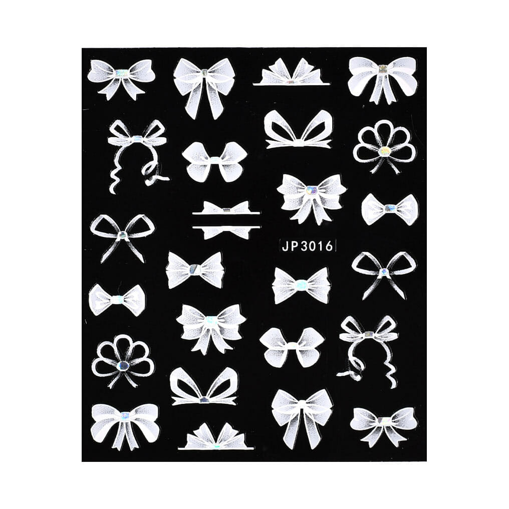3D Naljepnice za nokte – White Elegance 5
