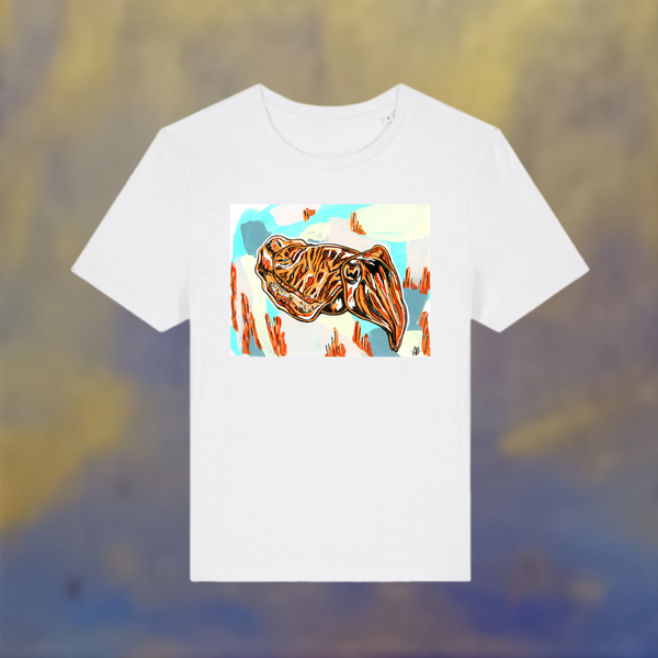 T-shirt - Vintage cuttlefish