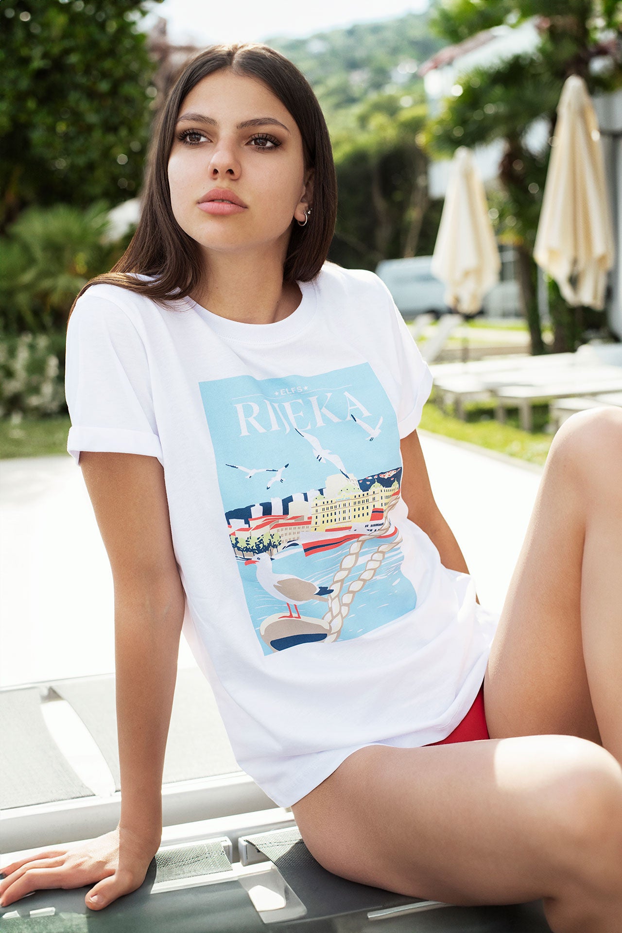 Ženski T-shirt RAZGLEDNICA RIJEKA