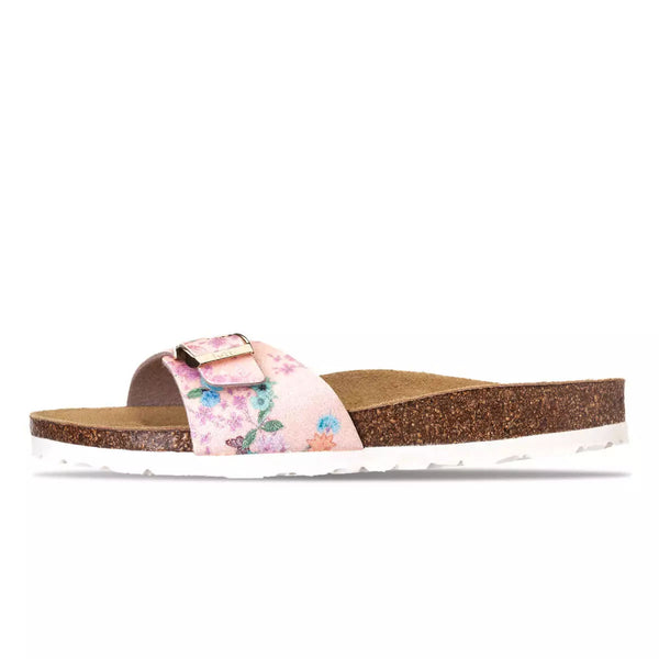 Mara Pink Flowers Glitter