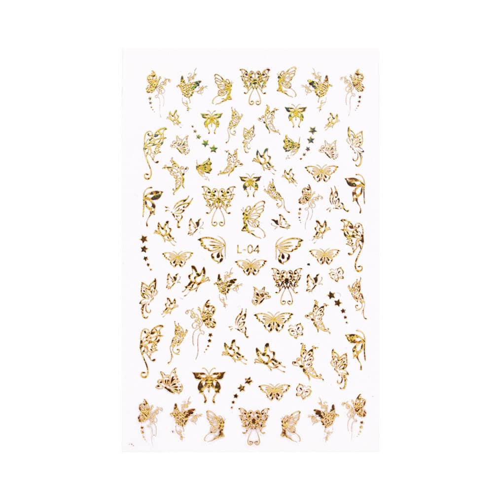 Holo Nail Art Naljepnice Butterfly Kisses 6