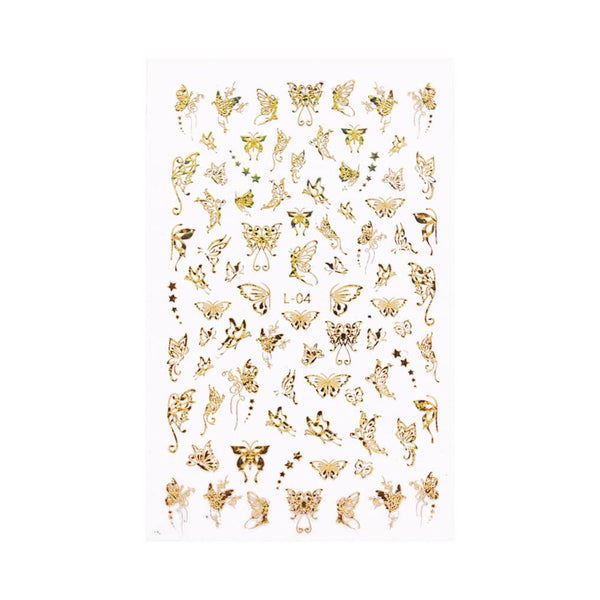 Holo Nail Art Naljepnice Butterfly Kisses 6