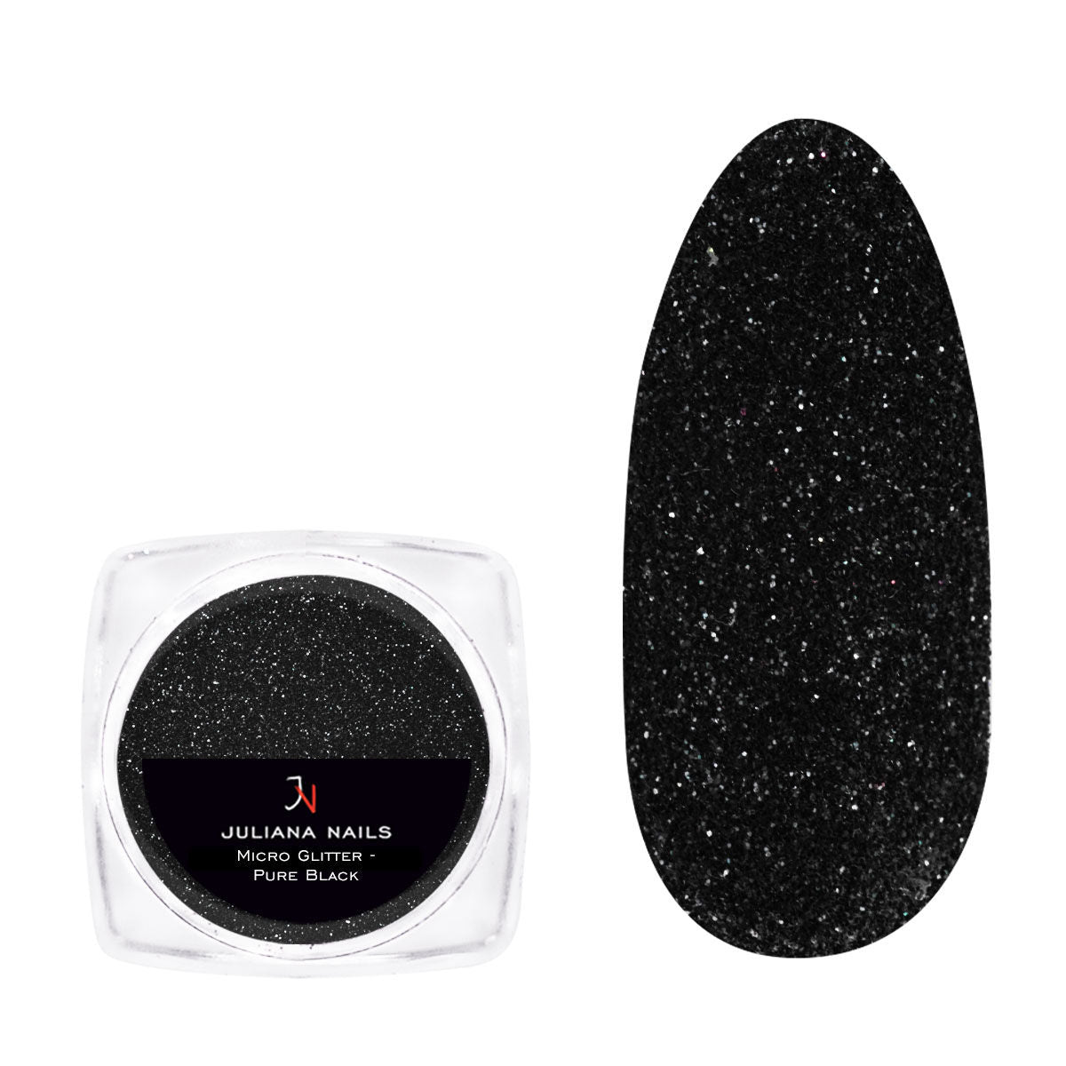 Micro Glitter - Pure Black