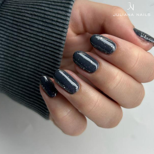 Gel lak Effect Finish – Silver Flakes