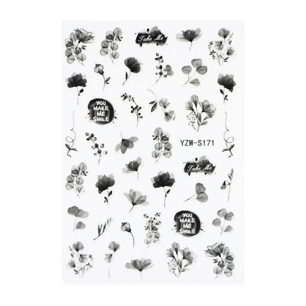 Nail Sticker – Black Art 2