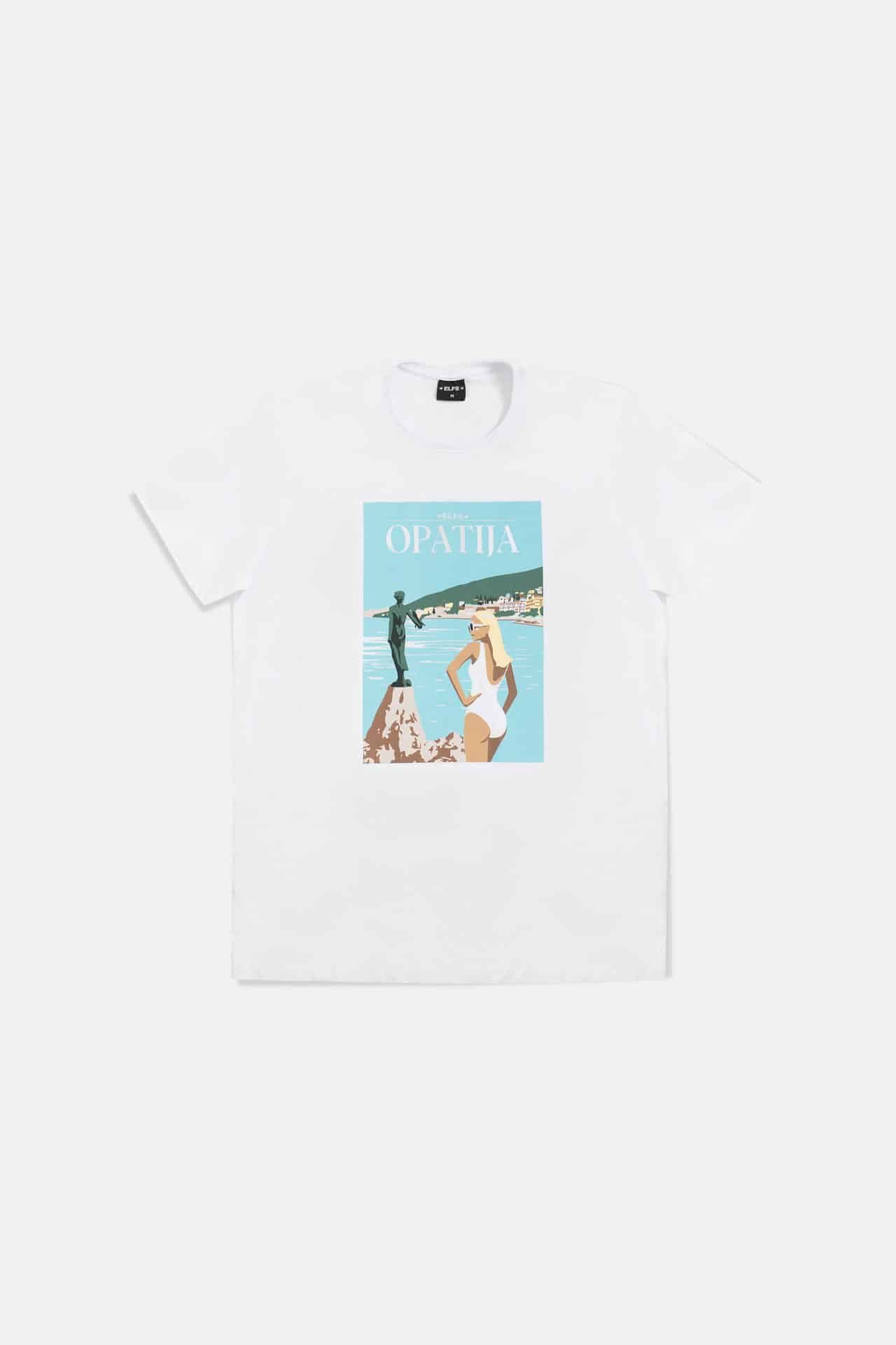 Muški T-shirt RAZGLEDNICA OPATIJA