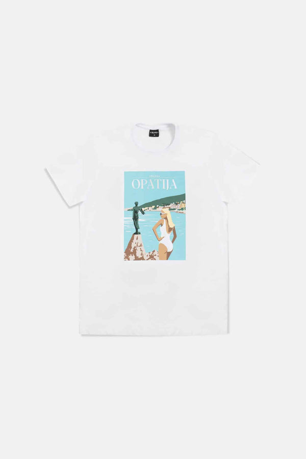Muški T-shirt RAZGLEDNICA OPATIJA