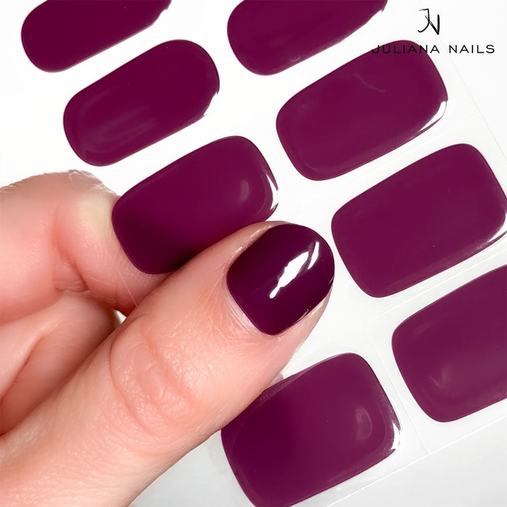 Nail Quickies – samoljepljive gel lak folije za nokte – Dark Obsession (20 kom.)
