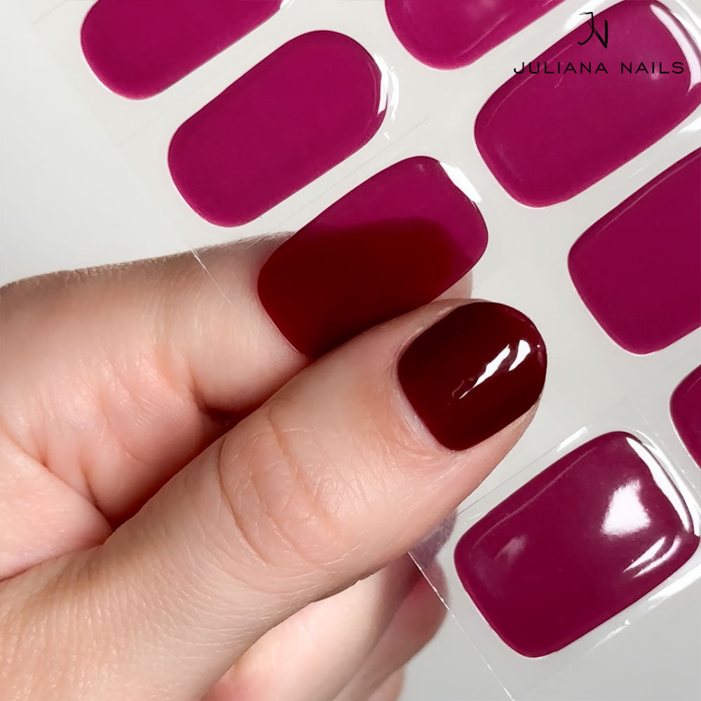 Nail Quickies – samoljepljive gel lak folije za nokte – Love Train (20 kom.)