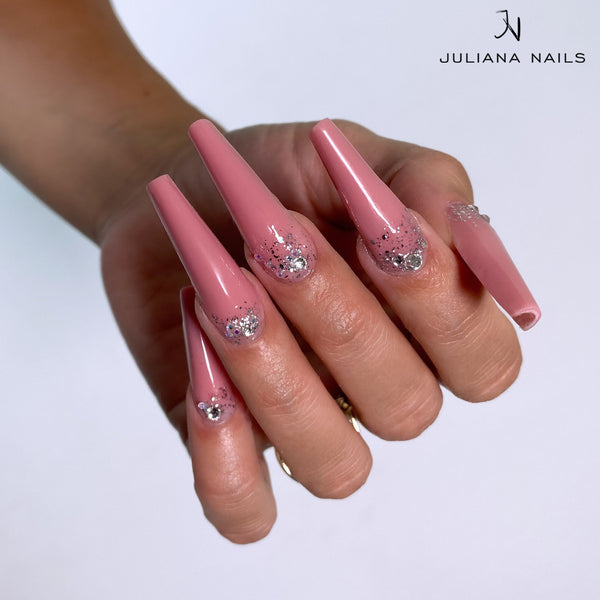 Gel lak Effect Finish – Silver Flakes