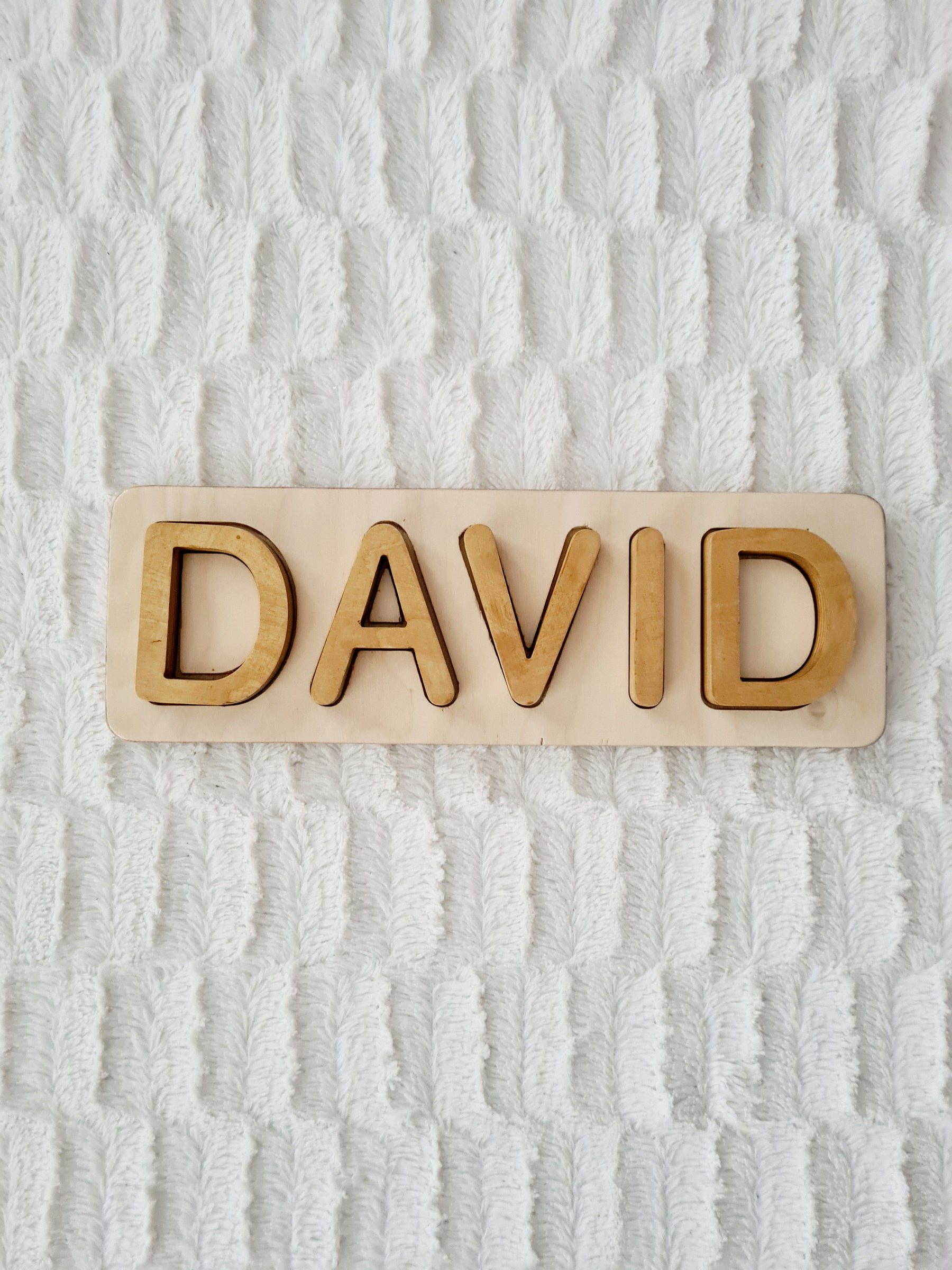 MY NAME / Montessori slagalica  / drvo