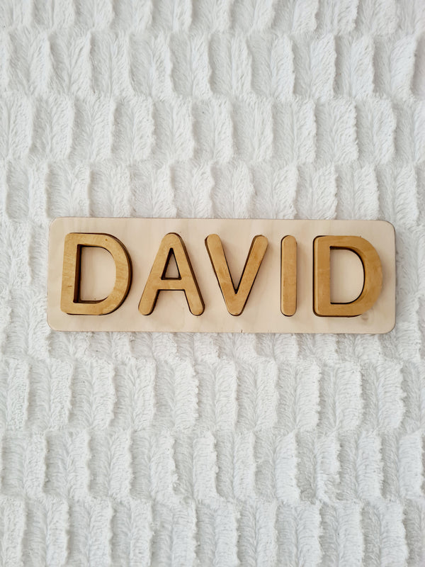 MY NAME / Montessori slagalica  / drvo