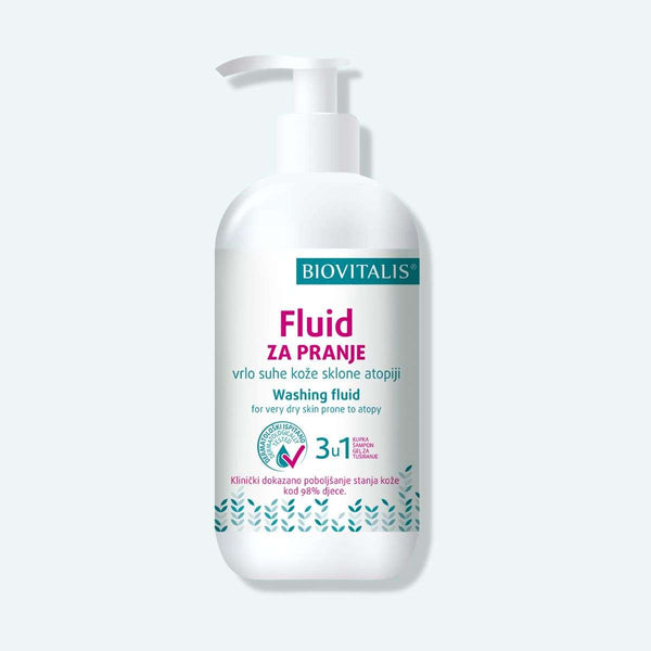 Fluid za pranje vrlo suhe kože sklone atopiji