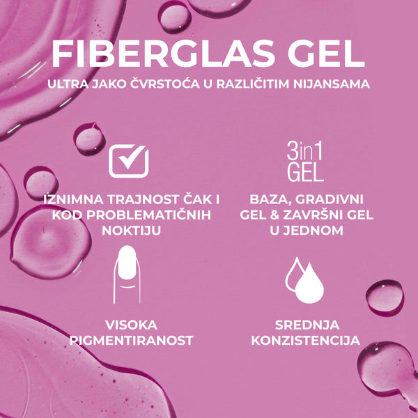 Fiberglas Gel Nude Rose