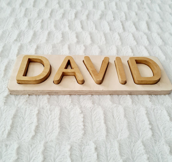 MY NAME / Montessori slagalica  / drvo
