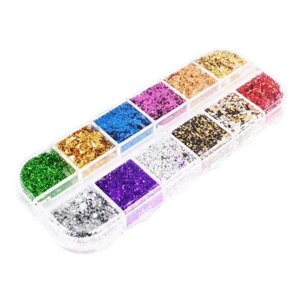 Nail Art Display XL – mix folija – Luxury
