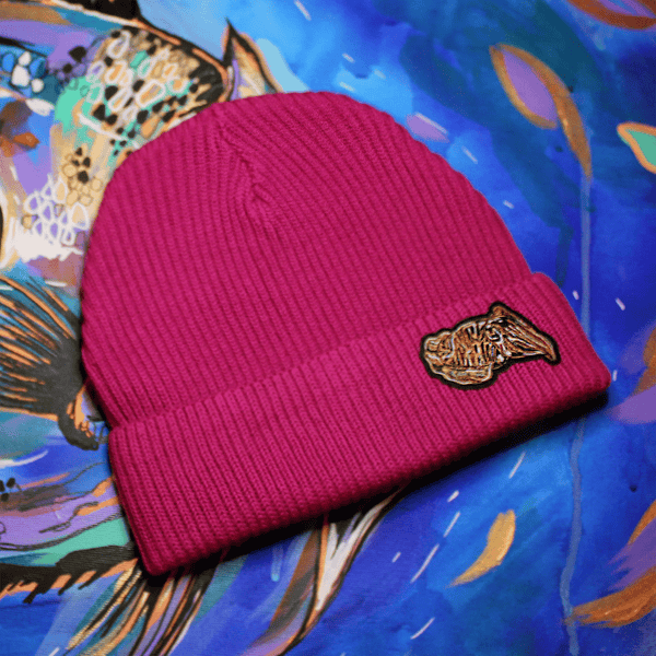 Fisherman beanie - fuchsia