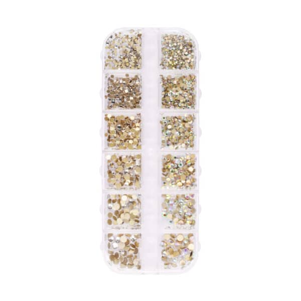 Set ukrasnih kamenčića XL – Silver & Aurora Boreale