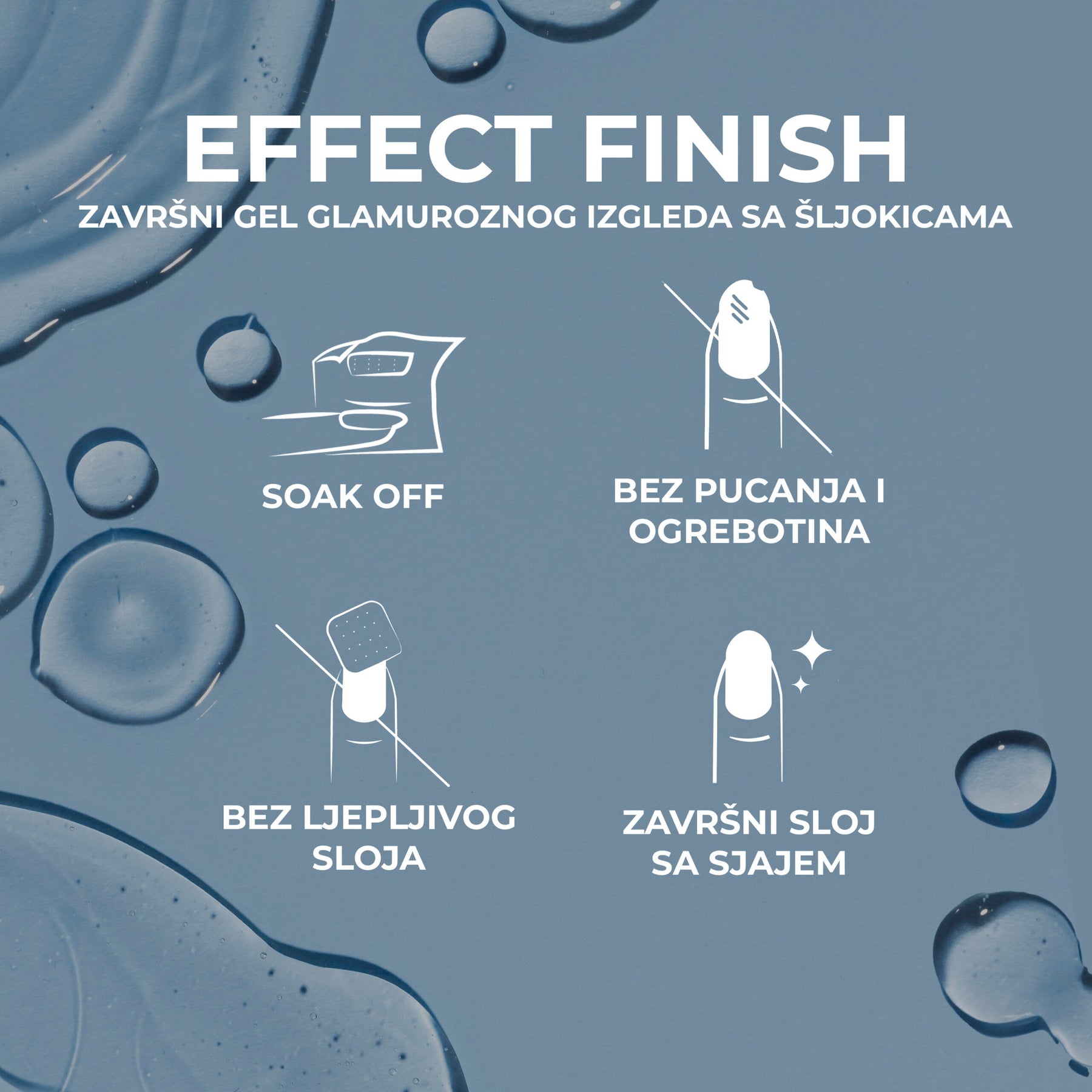 Gel lak Effect Finish – Dream Glitter