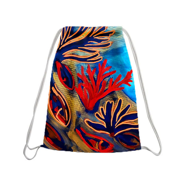 Drawstring backpack - Coral reef II