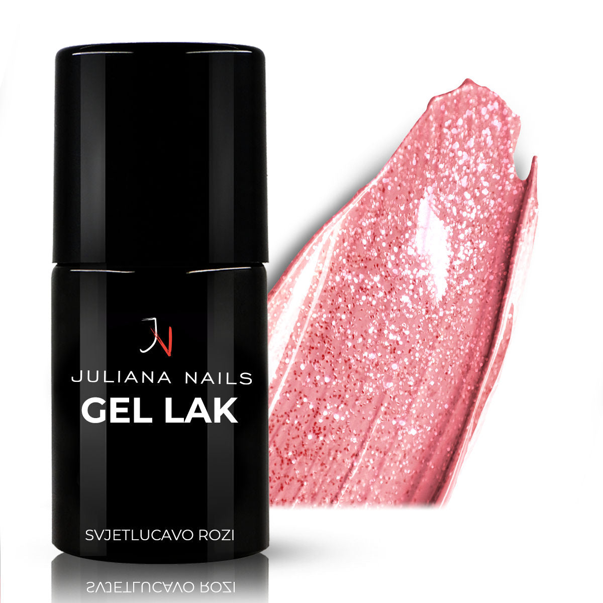 Gel lak Svjetlucavo rozi 6ml