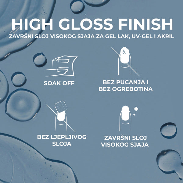 Gel lak High Gloss Finish – HEMA FREE