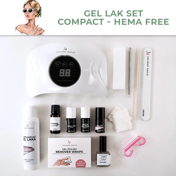 Gel lak set – Compact – HEMA FREE