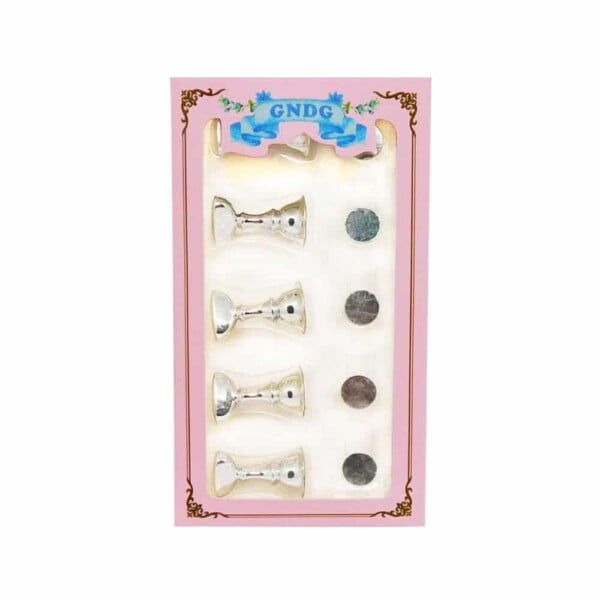 Stalak za Nail Art umetke srebrni (5 kom.)