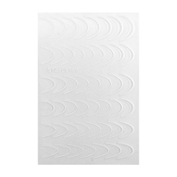 Nail Sticker – Sleeky French – White
