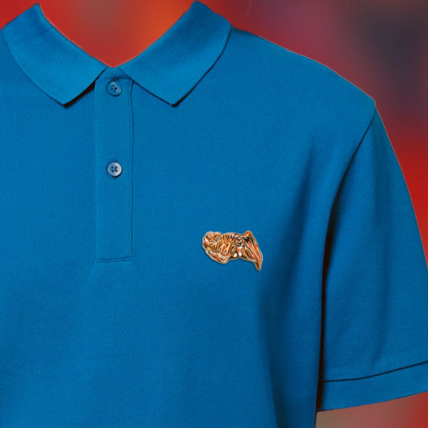 Polo t-shirt, blue