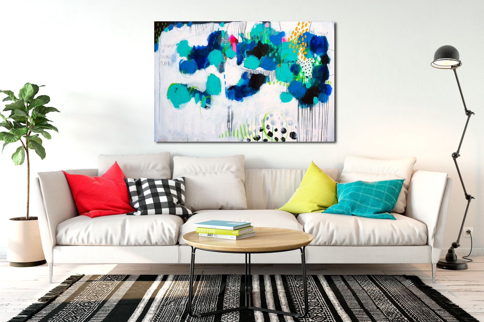 Ljubav je danas plava... 100x150