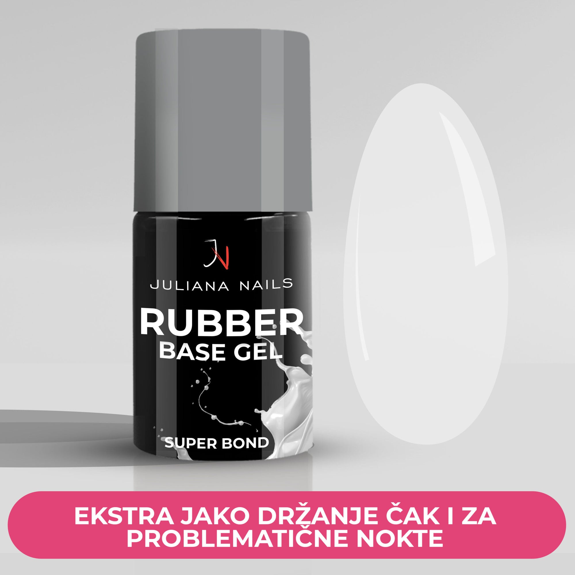 Gel lak – Rubber Base Gel – Milky White
