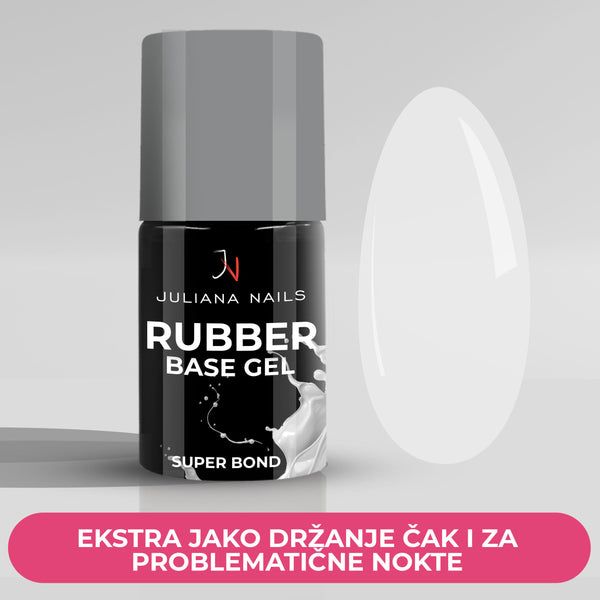 Gel lak – Rubber Base Gel – Milky White