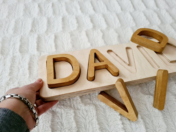 MY NAME / Montessori slagalica  / drvo