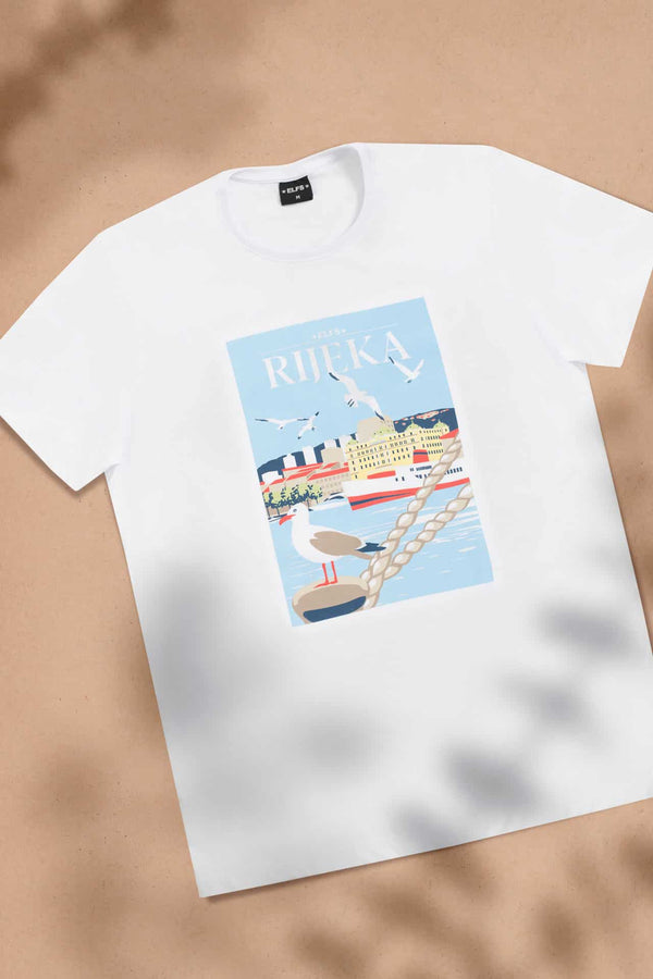 Muški T-shirt RAZGLEDNICA RIJEKA