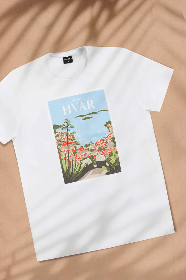 Muški T-shirt RAZGLEDNICA HVAR