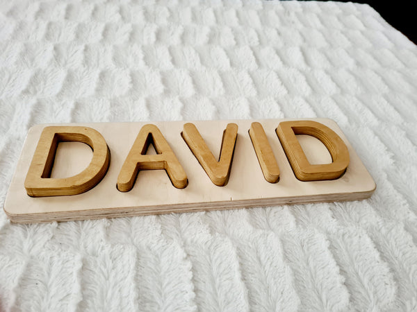 MY NAME / Montessori slagalica  / drvo