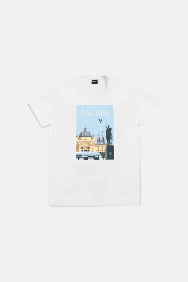 Muški T-shirt RAZGLEDNICA ZAGREB