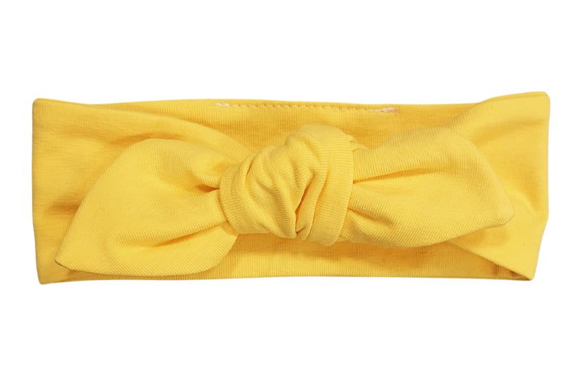 Traka za kosu na vezanje - Žuta