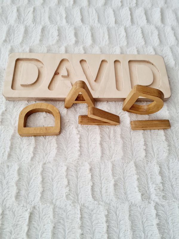 MY NAME / Montessori slagalica  / drvo