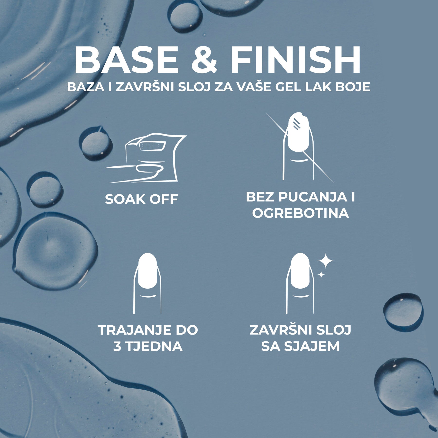 Gel lak (bazni gel) Base & Finish
