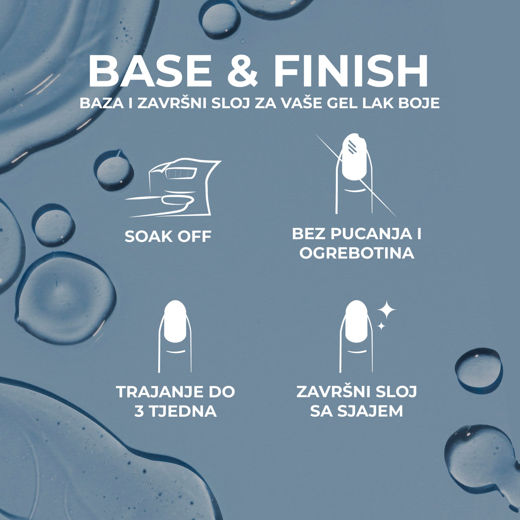 Gel lak (bazni gel) Base & Finish