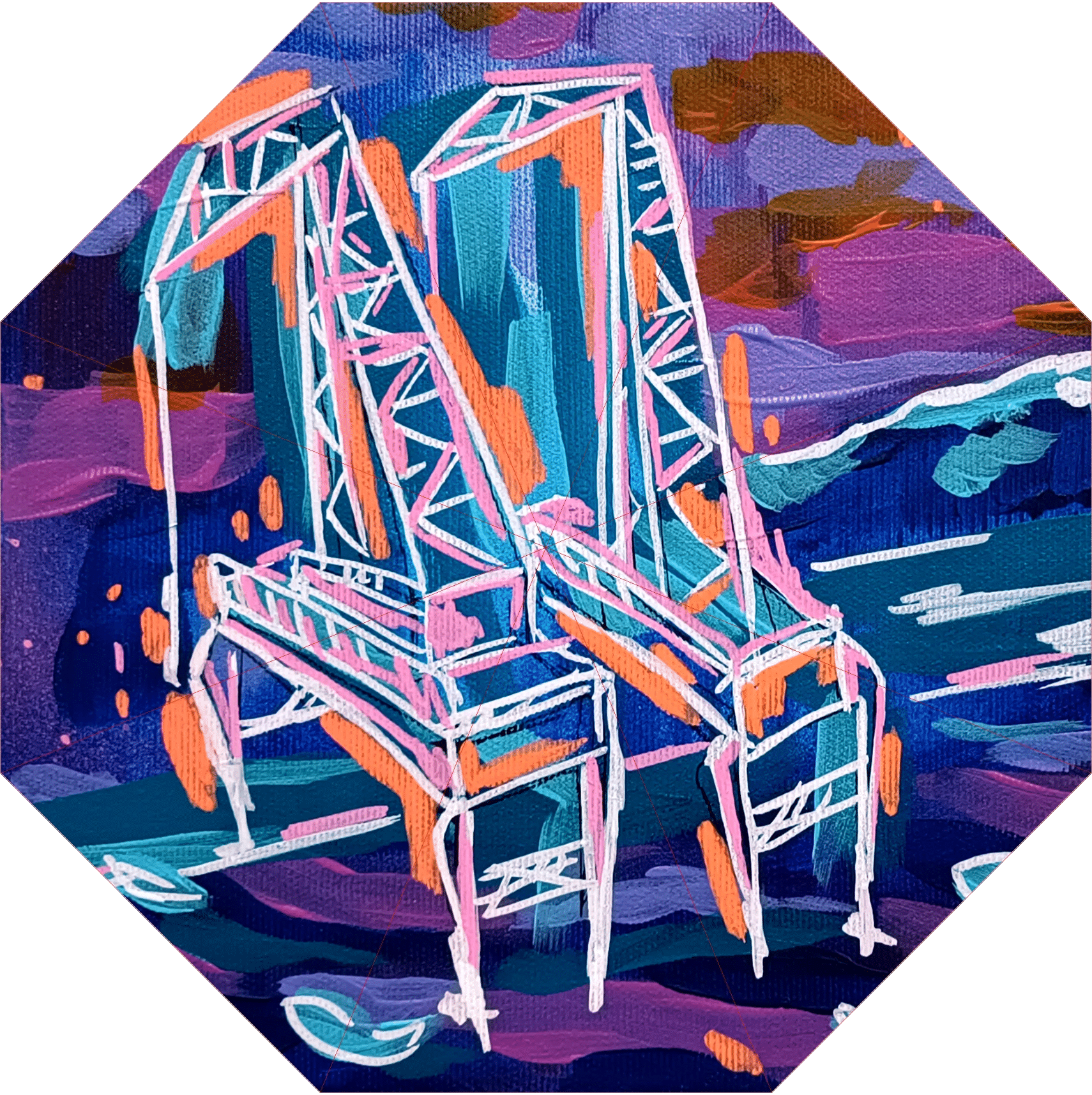 Umbrella - Rijeka cranes I